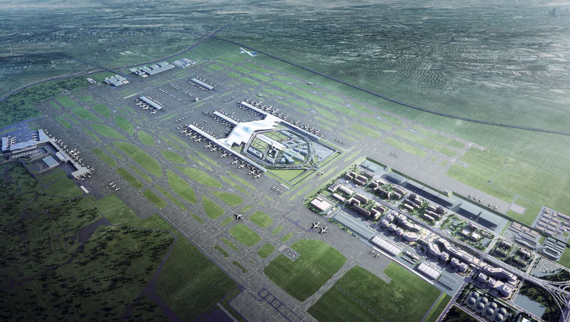 中建八局—乌鲁木齐国际机场北区<br />改扩建工程